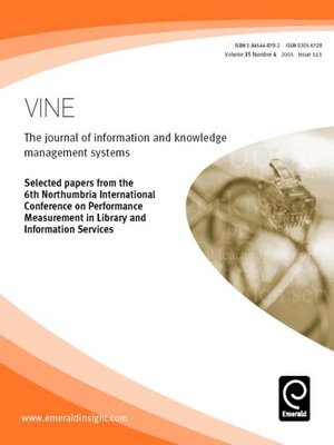 cover image of VINE, Volume 35, Issue 4